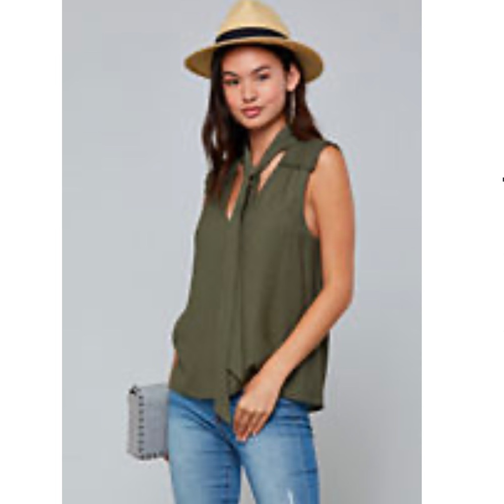 Tie Neck Sleeveless Top